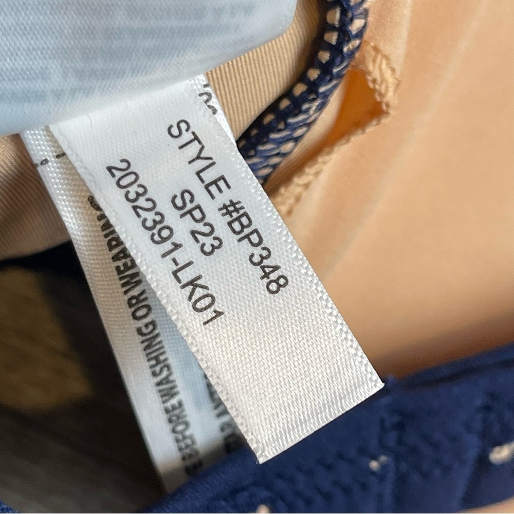 NWT J Crew Eyelet scoop bikini top BP348 - Size M - Picture 9 of 11